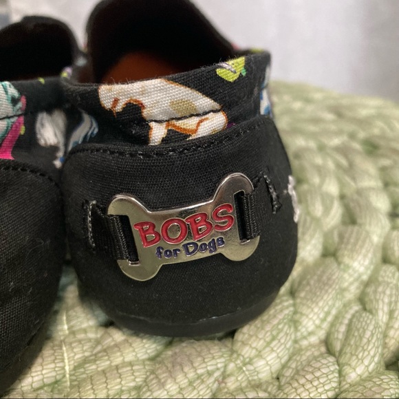 NWOT  Bobs for the Dogs Skechers slip ons skateboarding dog pattern - Picture 9 of 10